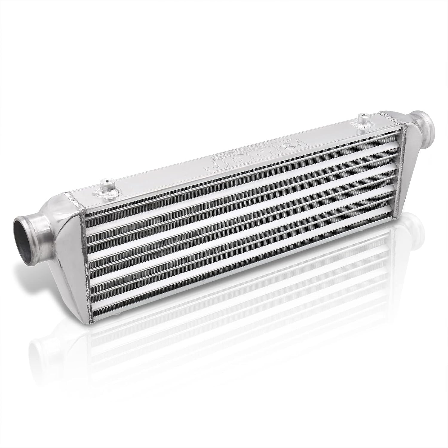 AJP Distributors Universal 27.5" X 7" x 2.25" Tube & Fin 2.5" Inlet/Outlet FMIC Front Mount Intercooler Light Weight Aluminum 6061