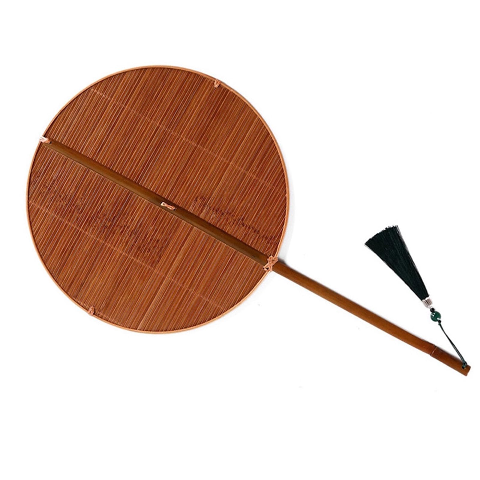 Buxuaaaa Hand Woven Handheld Fan Chinese Styles Fan Waist for Party Wedding Dance Home Decorations Chinese Styles Hand