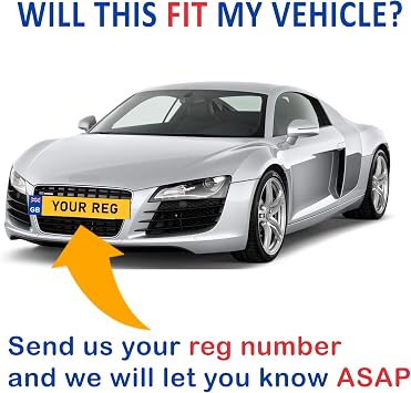 TVP Trade Vehicle Compatible With Front Bumper Fog Grille With Fog Hole Chrome Bezel Twin Slat Left A1 2010-2015