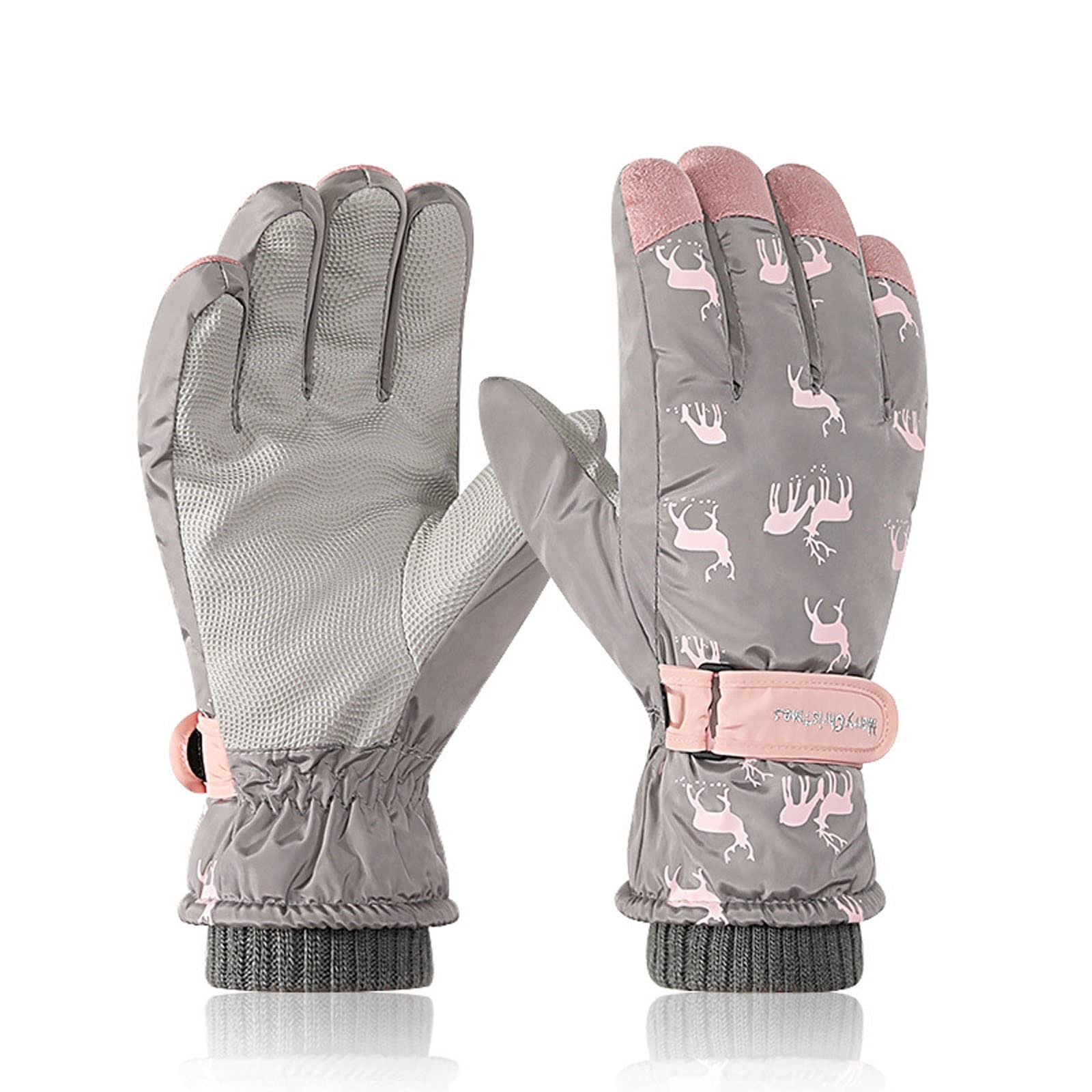 Gants de ski d'hiver pour femmes idéaux pour le snowboard, le cyclisme et le running