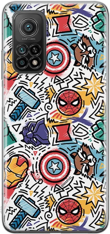 ERT GROUP Mobile Phone case for Xiaomi REDMI Note 11 5G / Note 11T 5G / Poco M4 PRO 5G Original and Officially Licensed Marvel Pattern Avengers 027, case Made of TPU