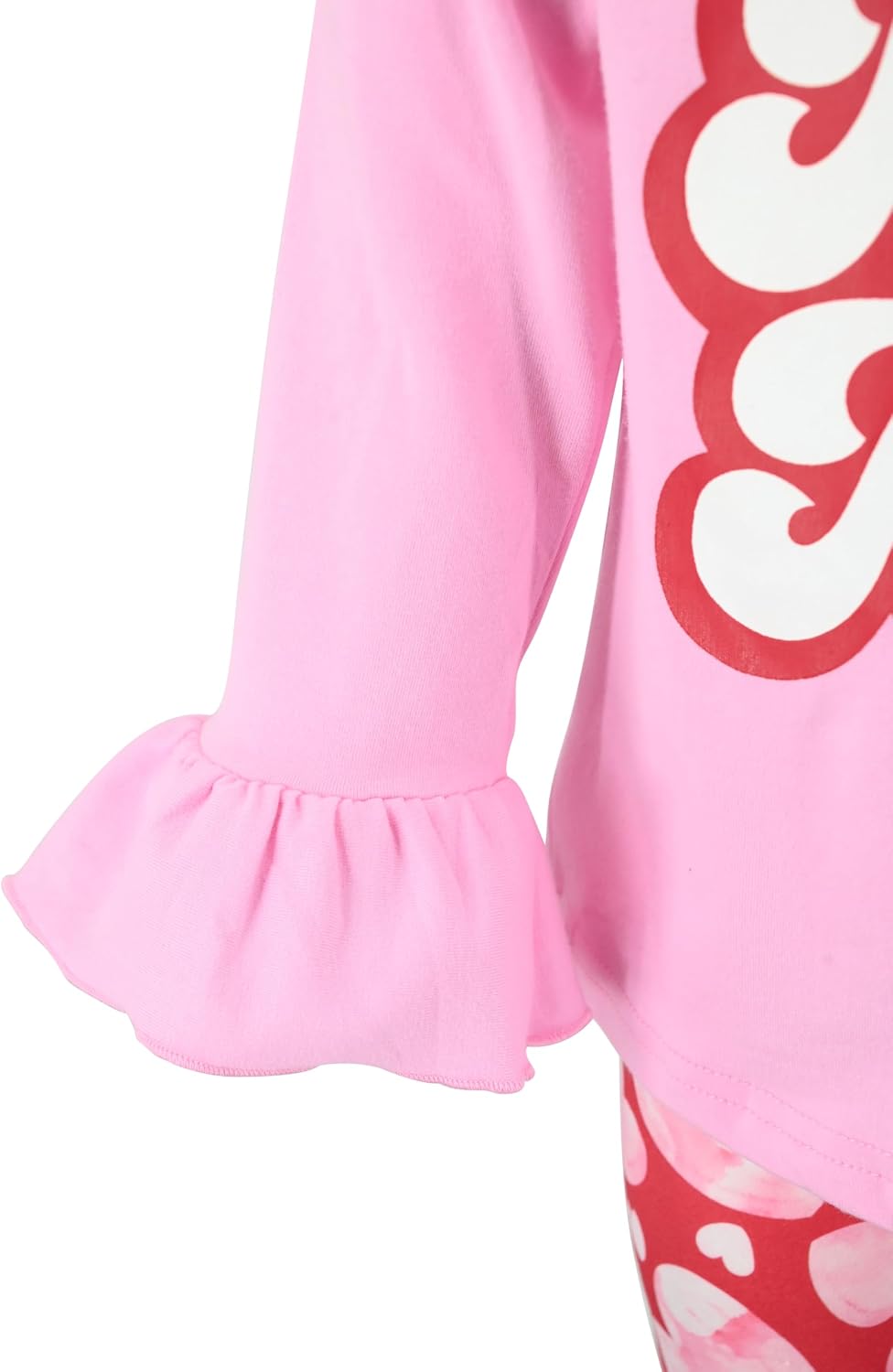 Unique Baby 2 Piece Girls Double Ruffle Leggings and Long Sleeve Shirt Clothes Set Kid and Toddler Girl Outfit