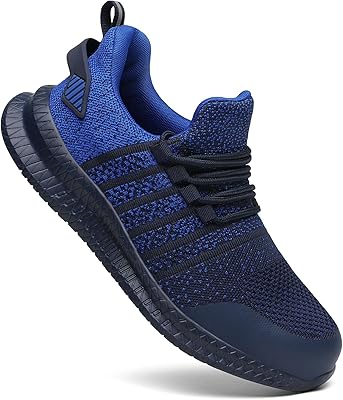 Steel Toe Shoes for Men and Women Comfortable Lightweight Work Safety Shoes Puncture Proof Slip Resistant Indestructible Sneakers Construction Work Utility