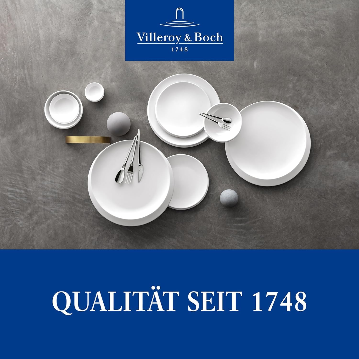 Villeroy & Boch New Moon Cutlery 30 Pieces, Stainless Steel
