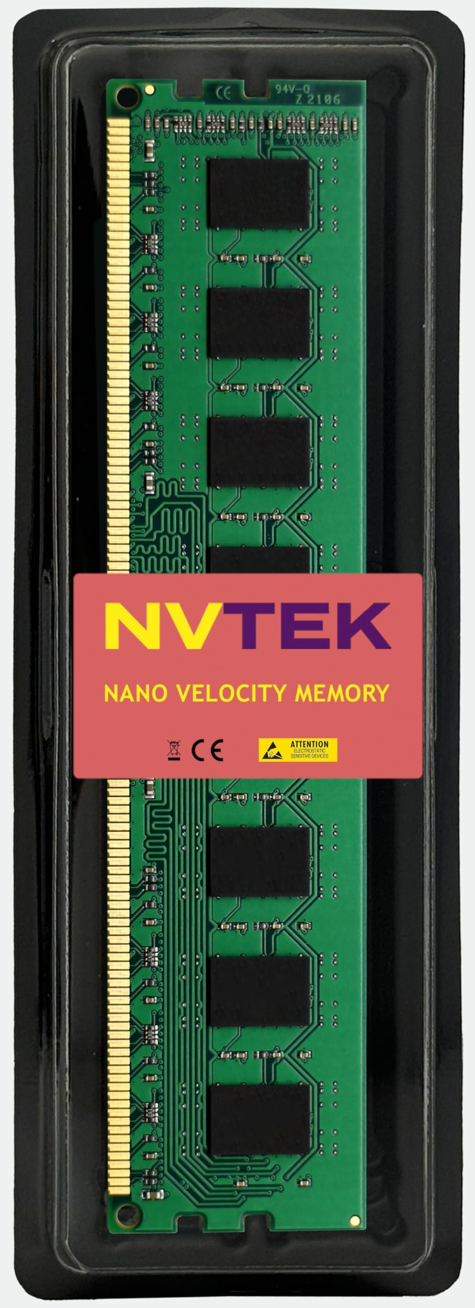 NVTEK 8GB (1X8GB) DDR3 1600MHz PC3-12800 UDIMM 2Rx8 1.35V 240-PIN