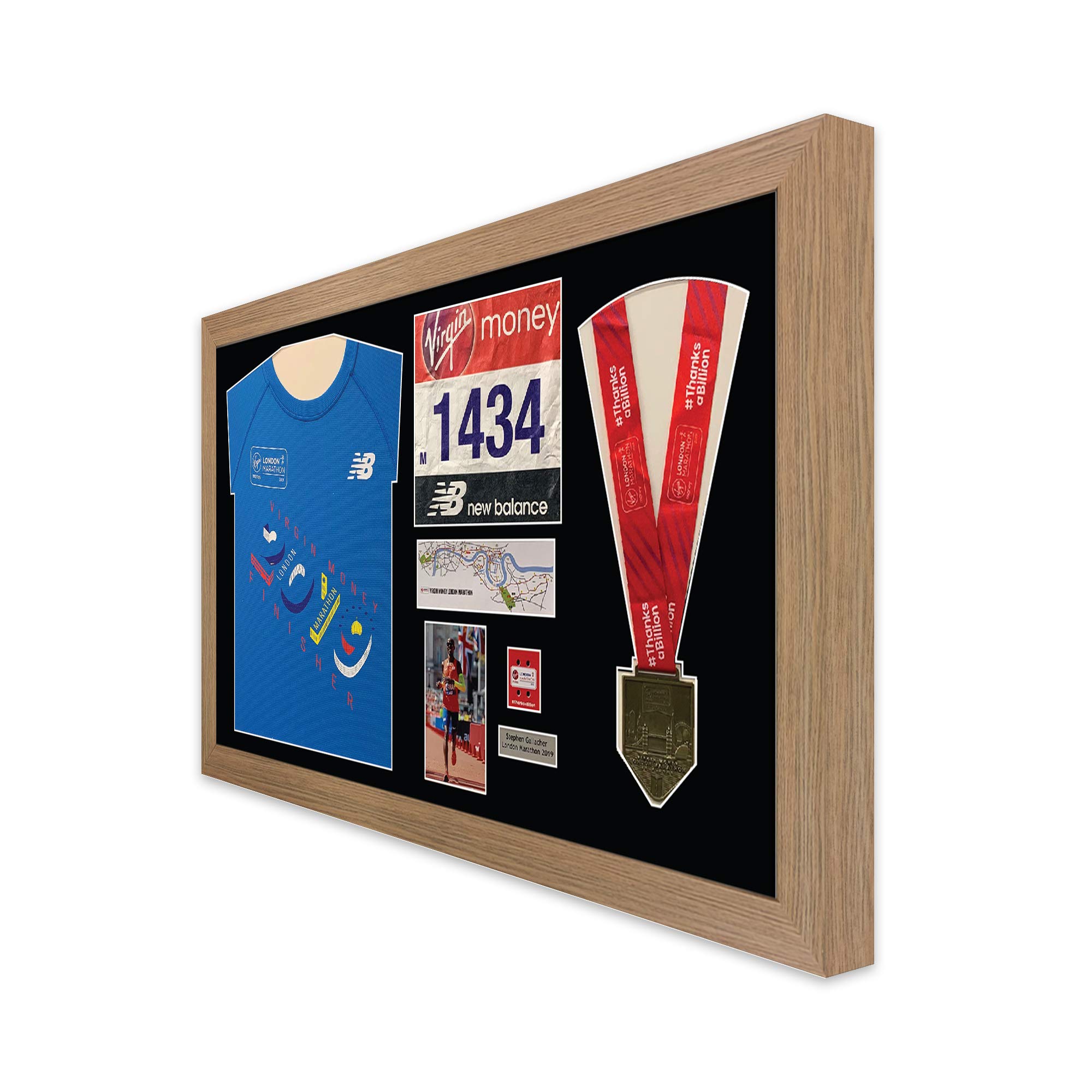 Kwik Picture Framing Ltd London Marathon Medal and Shirt Display Frame