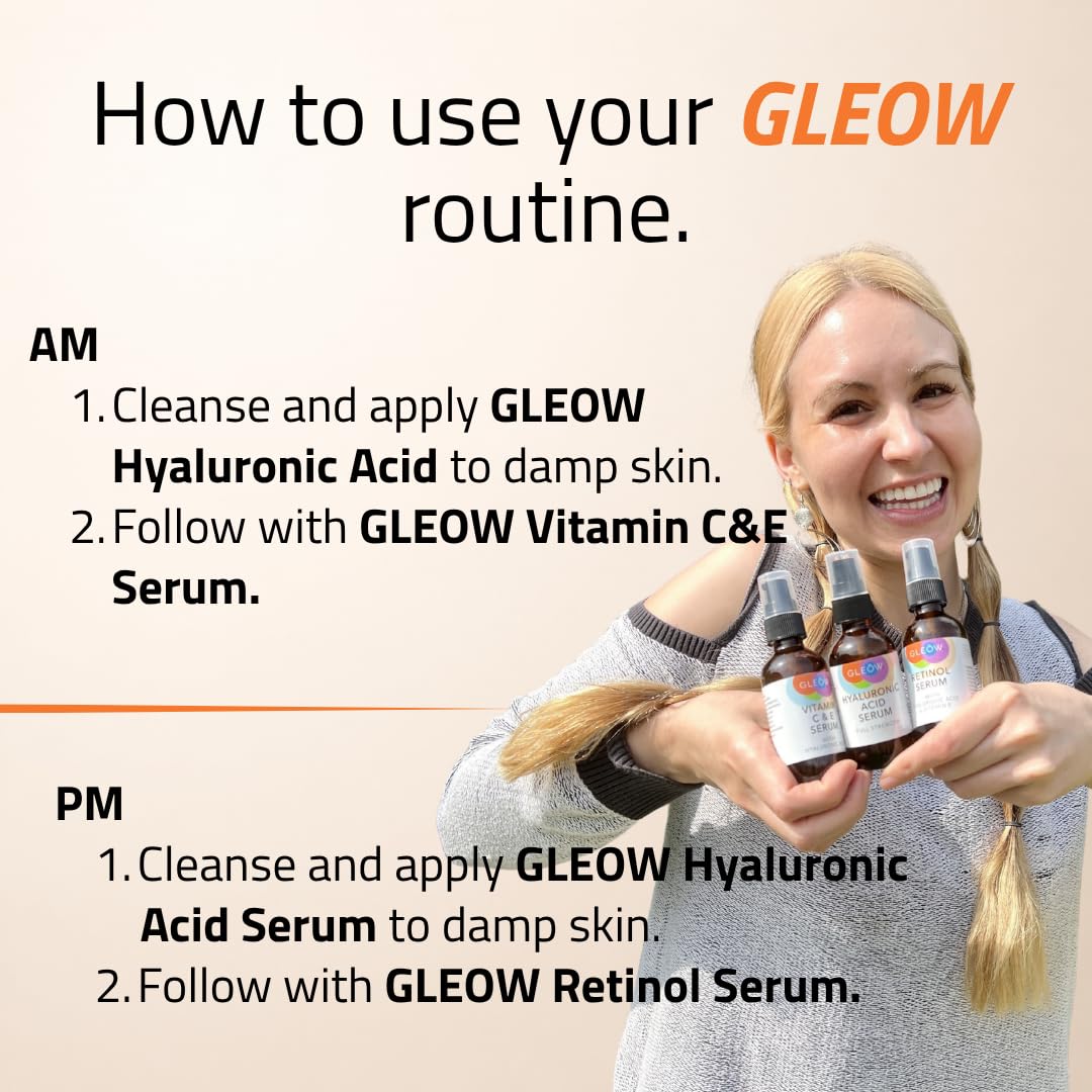 Oferta wprowadzająca – serum z retinolem do twarzy – serum do twarzy z witaminą C z kwasem hialuronowym do twarzy, serum przeciwstarzeniowe z retinolem, serum z witaminą C do twarzy, świecące serum do
