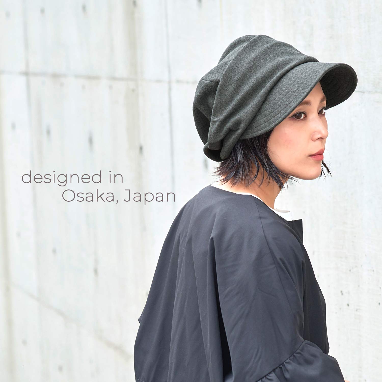 Casquette Hiver Femme Plate Newsboy - Bonnet Visière Homme Large en Coton Bio Mode Boho Ete Chapeau Soleil Flat Cap Hipster Surdimensionnée