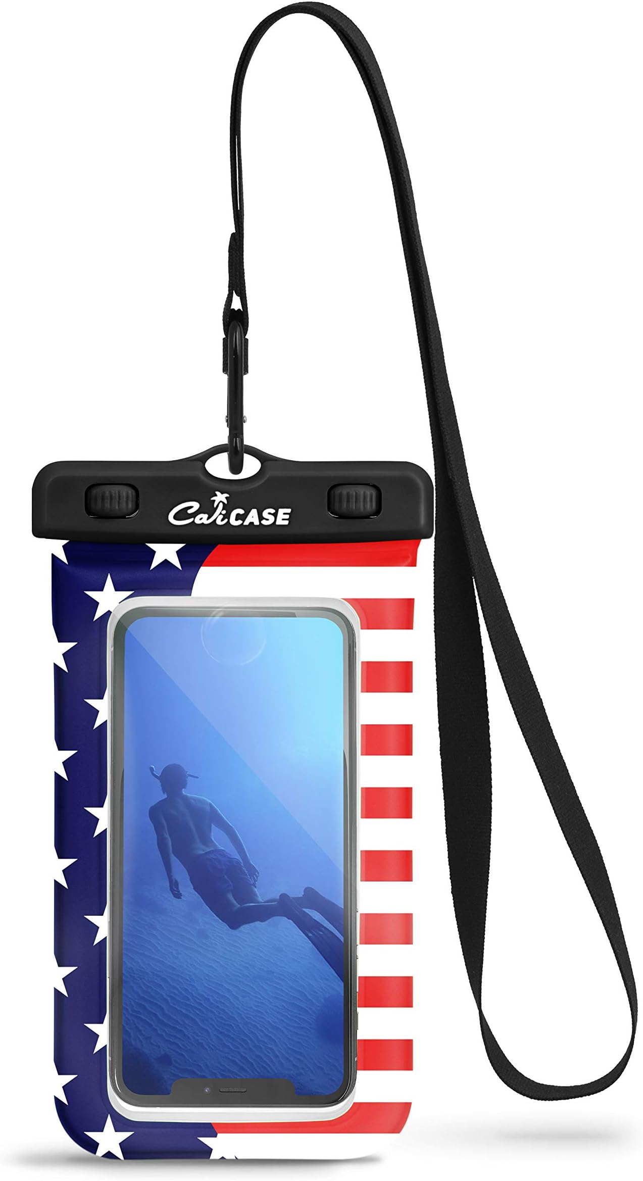 CaliCase Universal Waterproof Floating Phone Pouch - IPX8 Waterproof