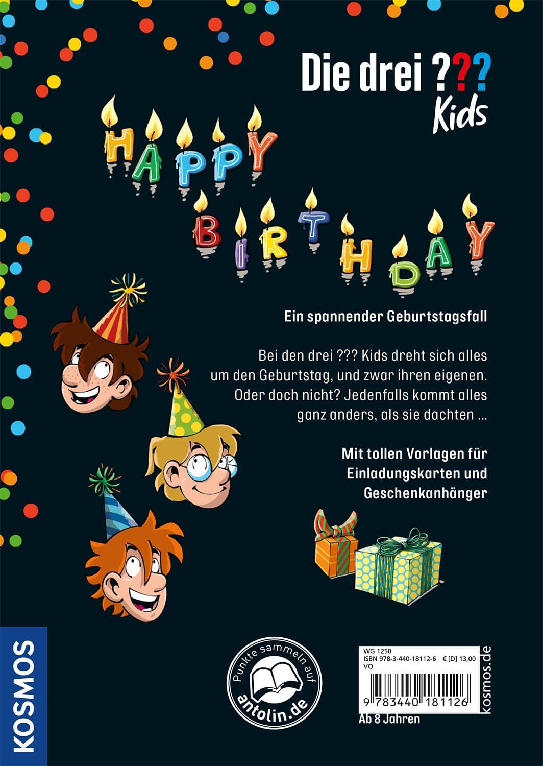 I 3 ??? Kids - Happy Birthday!: un caso per il tuo compleanno (libro rilegato) + 1 scatola di ricercatori