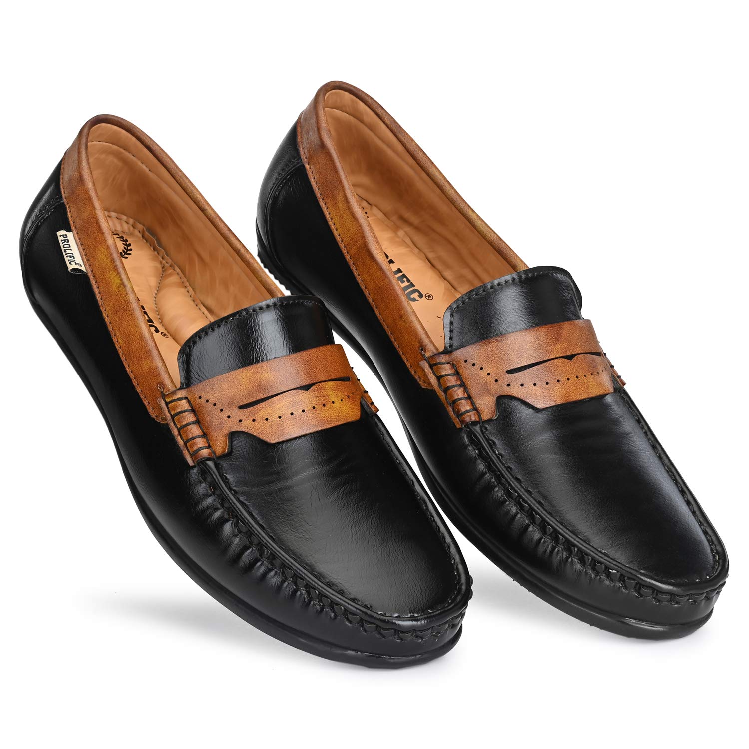 Prolific Mens Casual Loafers & Driving Shoes Black (B08GM8V7HX) Amazon Price History, Amazon Price Tracker