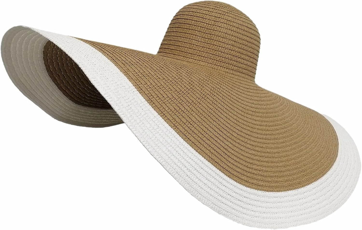 Cappello Da Sole In Paglia Lifup Per Donna – Tesa Larga 25 Cm, UPF 50+, Pieghevole – Per Spiaggia E Viaggi