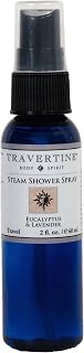 Travertine Spa Steam Shower Spray, Eucalyptus And Lavender, 2 oz.