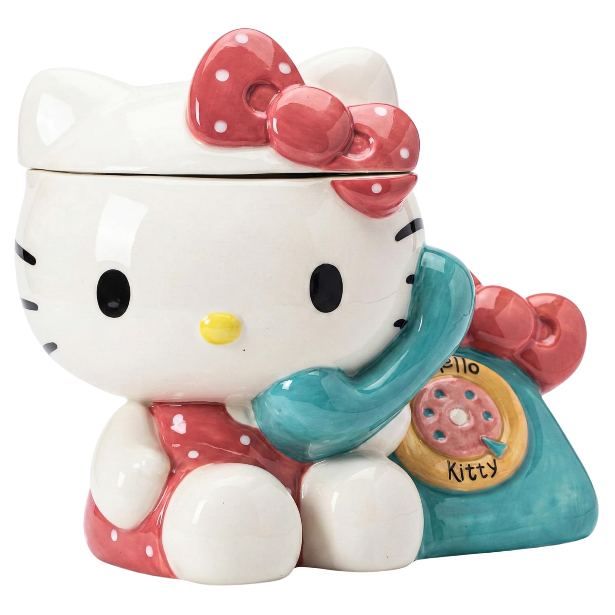 Amazon.com: Blue Sky Clayworks Hello Kitty Phone Call Cookie Jar