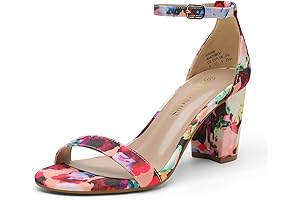 Floral Jewels: Feminine Enchantment in Heel Pump Sandals