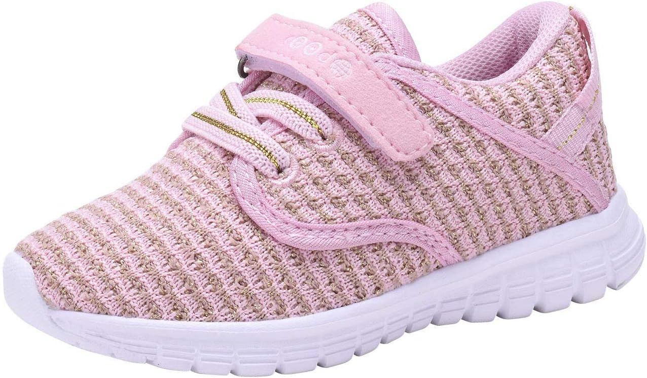 COODO CD3001 Toddler Kid's Sneakers Boys Girls Cute Casual Running Shoes PINK-10
