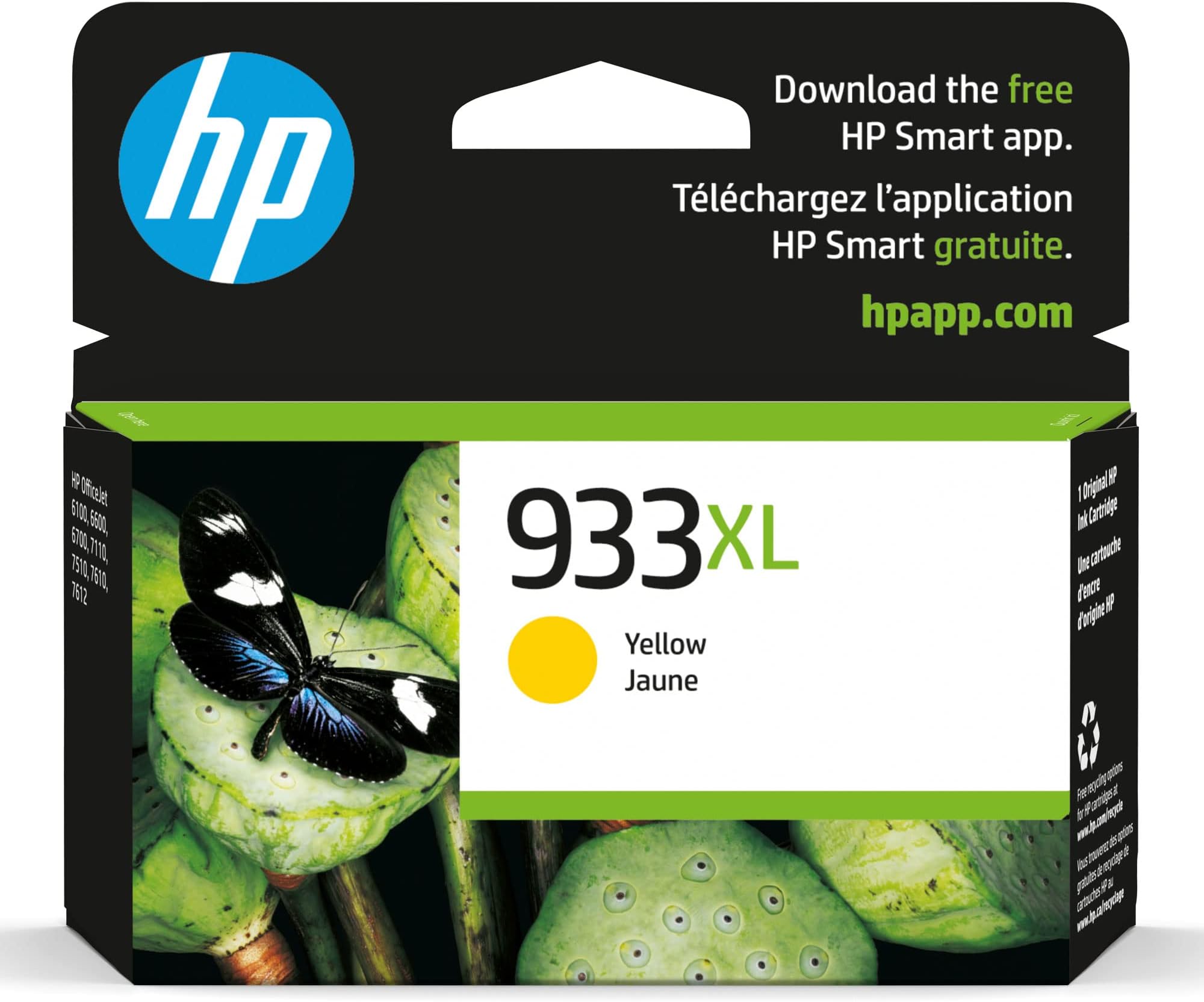 Cartouche D'encre Jaune Compatible HP Officejet 7510, 7610, 7612 - 14ml, Neuve