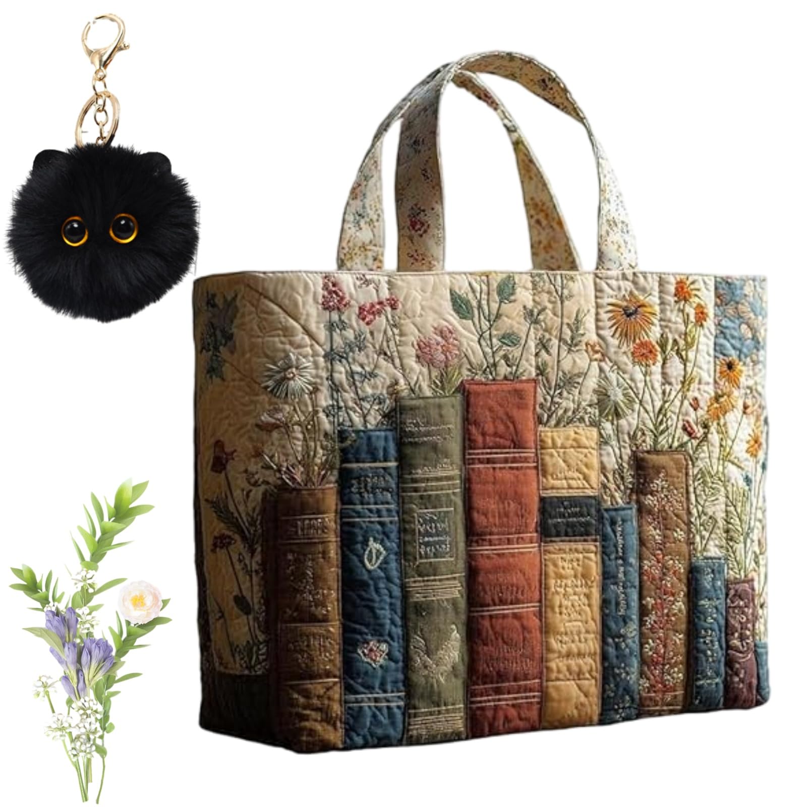 Aiorrax Quilted Bags, Quilted Tote Bag, Quilted Tote Bags for Women, Vintage, Hobo, Lightweight Large Capacity