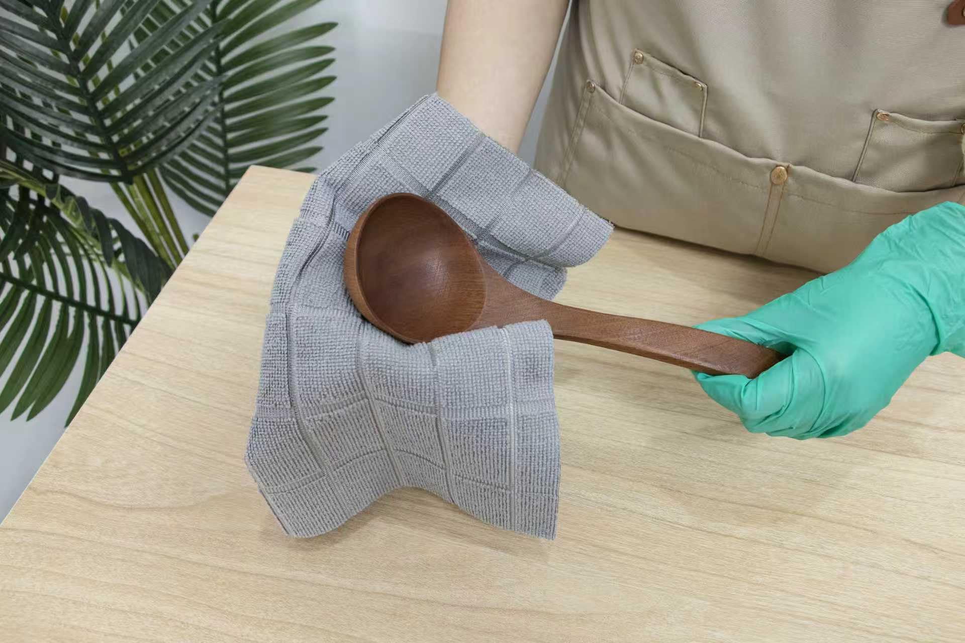 Pureza Rulo Mikrofiber Temizlik Bezi 30X30 cm 20'li- Mutfak, Banyo, Cam ve Araba Için (Gri)
