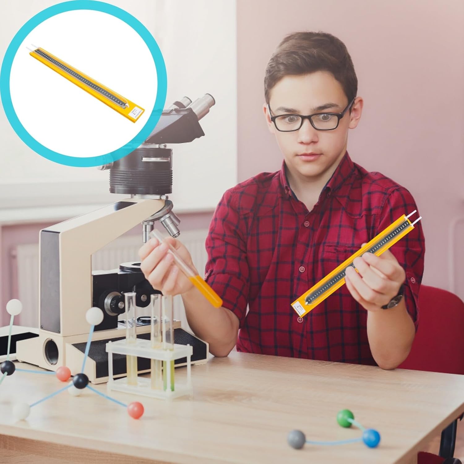 Cabilock Stainless Steel U-Tube Differential Manometer 0-10kpa Pressure Gauge High Precision Pressure Meter for Industrial and Laboratory Use