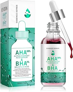 Aha 30% + Bha 2% Dark Spot Remover For Face, Peeling Solution Aha Bha Serum To Plump And Smooth Skin Exfoliating Facial Anti-Aging Serum Improve Blemishes Reduces Pore Congestion And Fine Lines