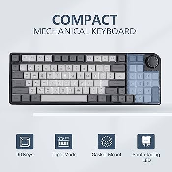 EPOMAKER TH96 美品 EPOMAKER TH96 96% Hot Swap RGB QMK/VIA Programmable Gasket