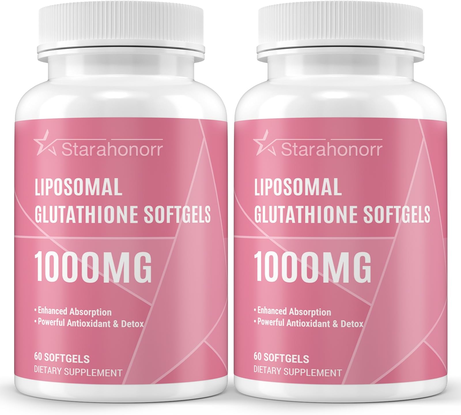 Liposomal Glutathione Softgels 1500MG, Glutathione Supplement with Vitamin C, 120 Softgels