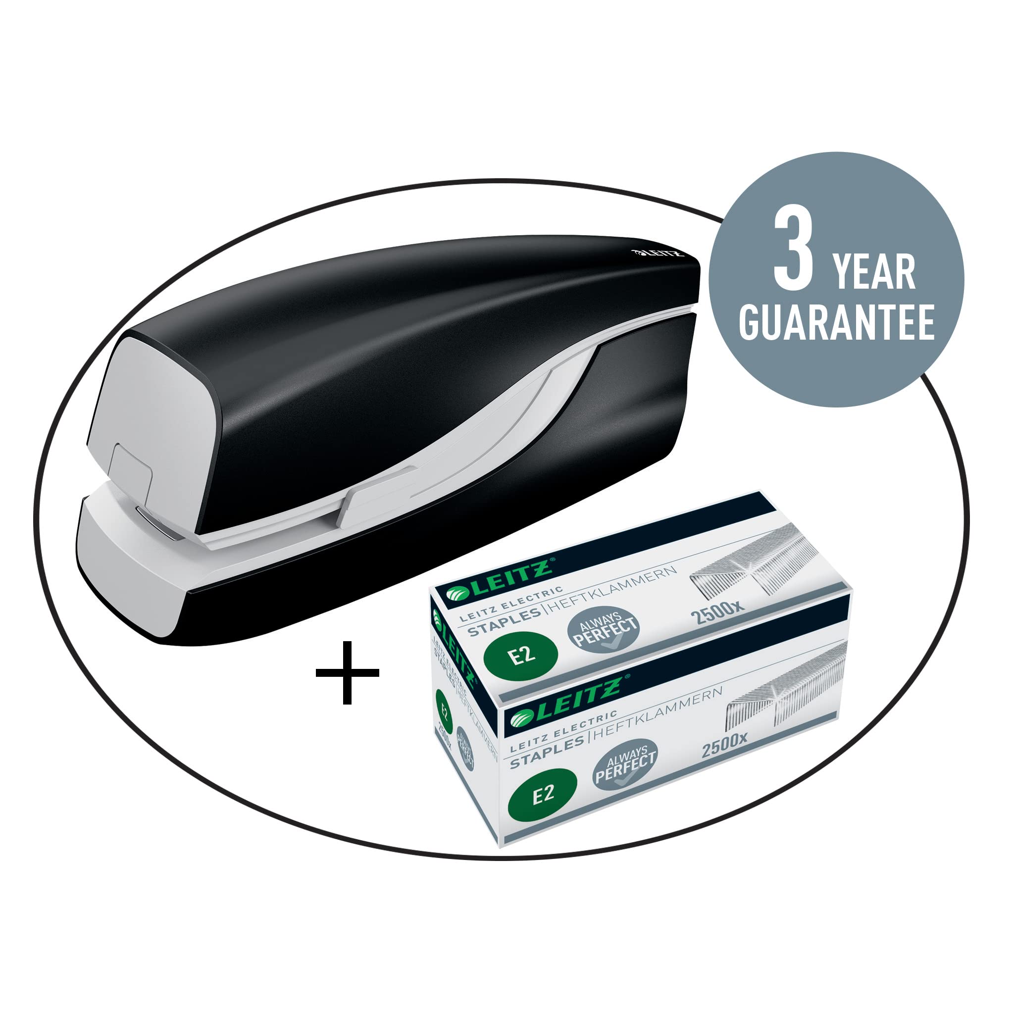 Punti Cucitrice Leitz E2 2500 Pezzi - Per Cucitrici Elettriche, Acciaio Galvanizzato