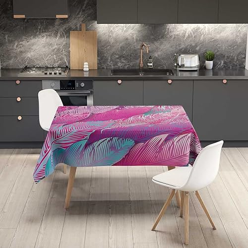 Vista 34 de Mantel Floral Redondo para Mesa De 4 Sillas Picnic Mantel A Prueba De Aceite 30 X 30 Pulgadas