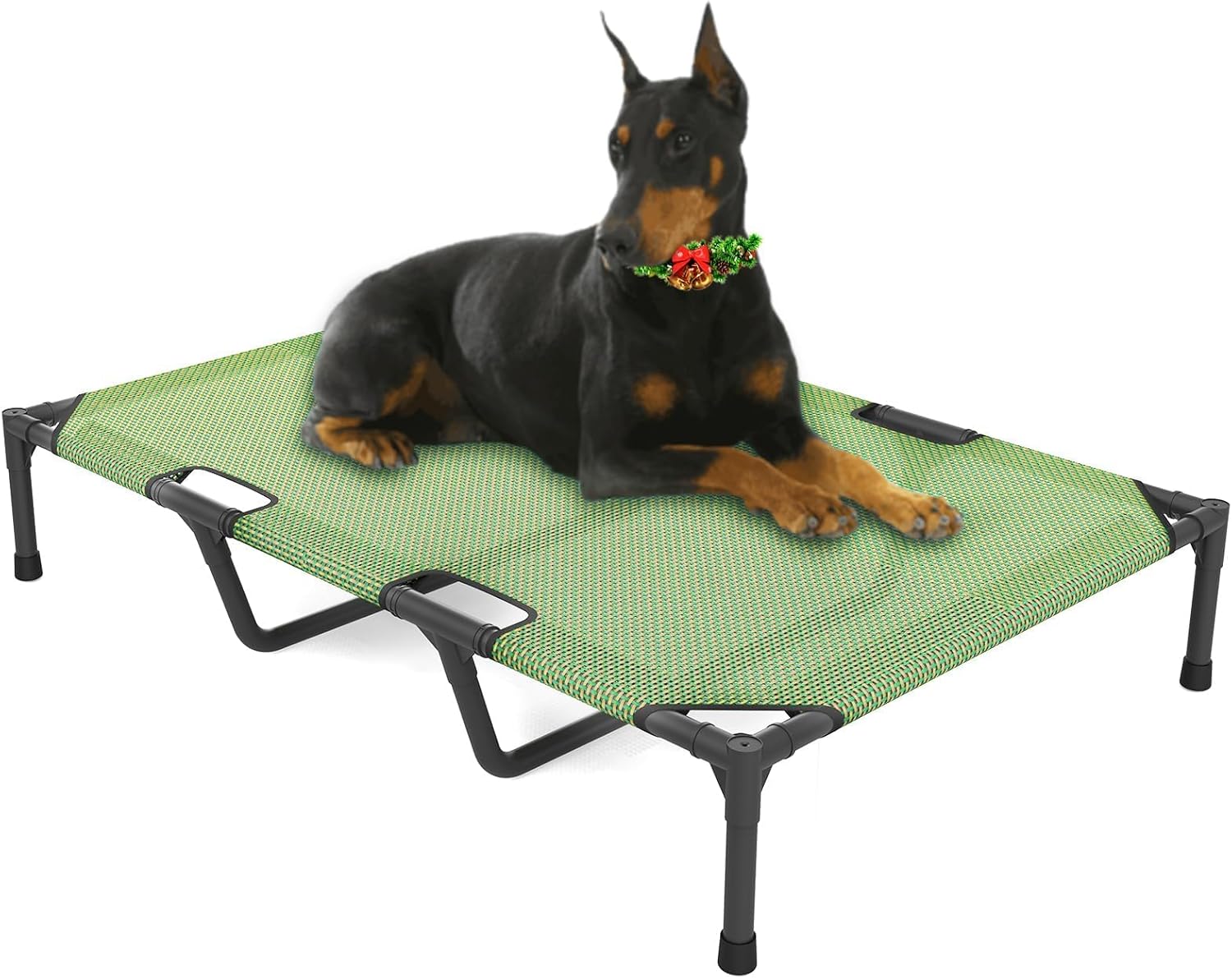 FIOCCO Elevated Dog Bed Dog Cot with Chew Proof Mesh for XLarge Dogs, Waterproof
