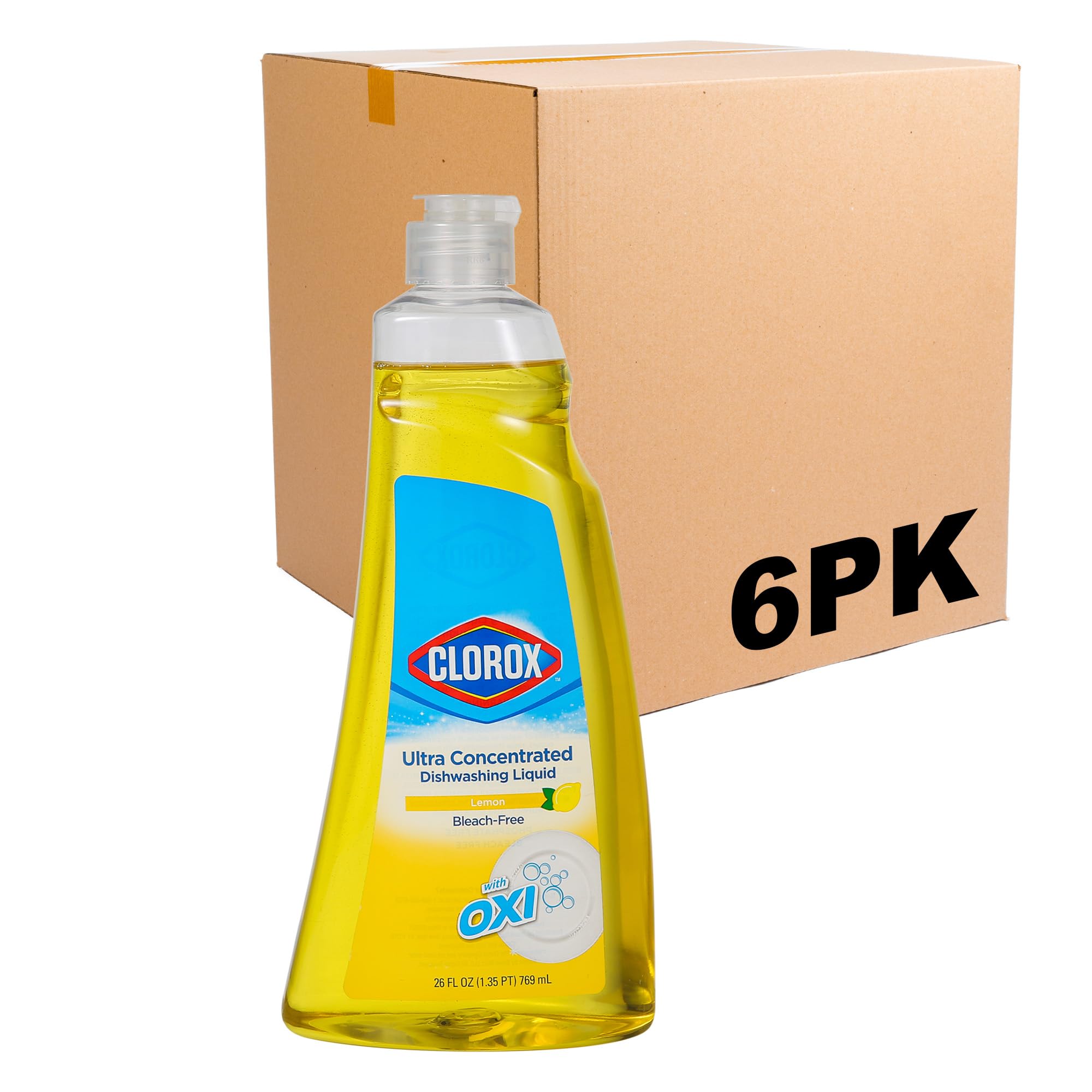 CLOROX Liquid Dish Soap | Antibacterial OXY Powered Dishwashing Liquid Cuts Through Tough Grease FAST | Quick Rinsing Formula | A Powerful Clean You