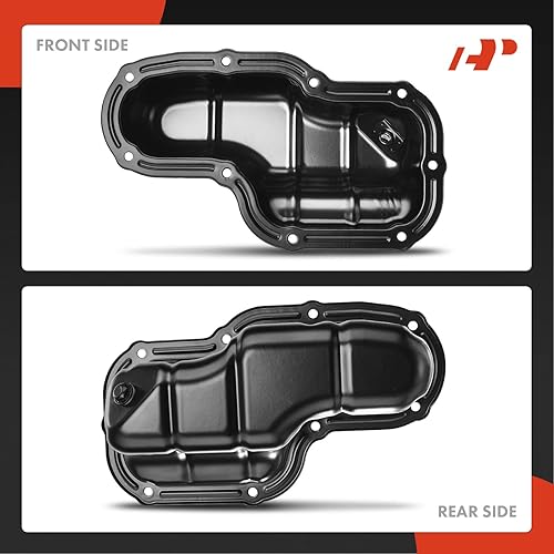 Miniatura 7 de A-Premium Cárter inferior de aceite de motor con tapón de drenaje y junta compatible con Nissan NV1500 2013-2017, NV2500/3500 2012-2018, Pathfinder