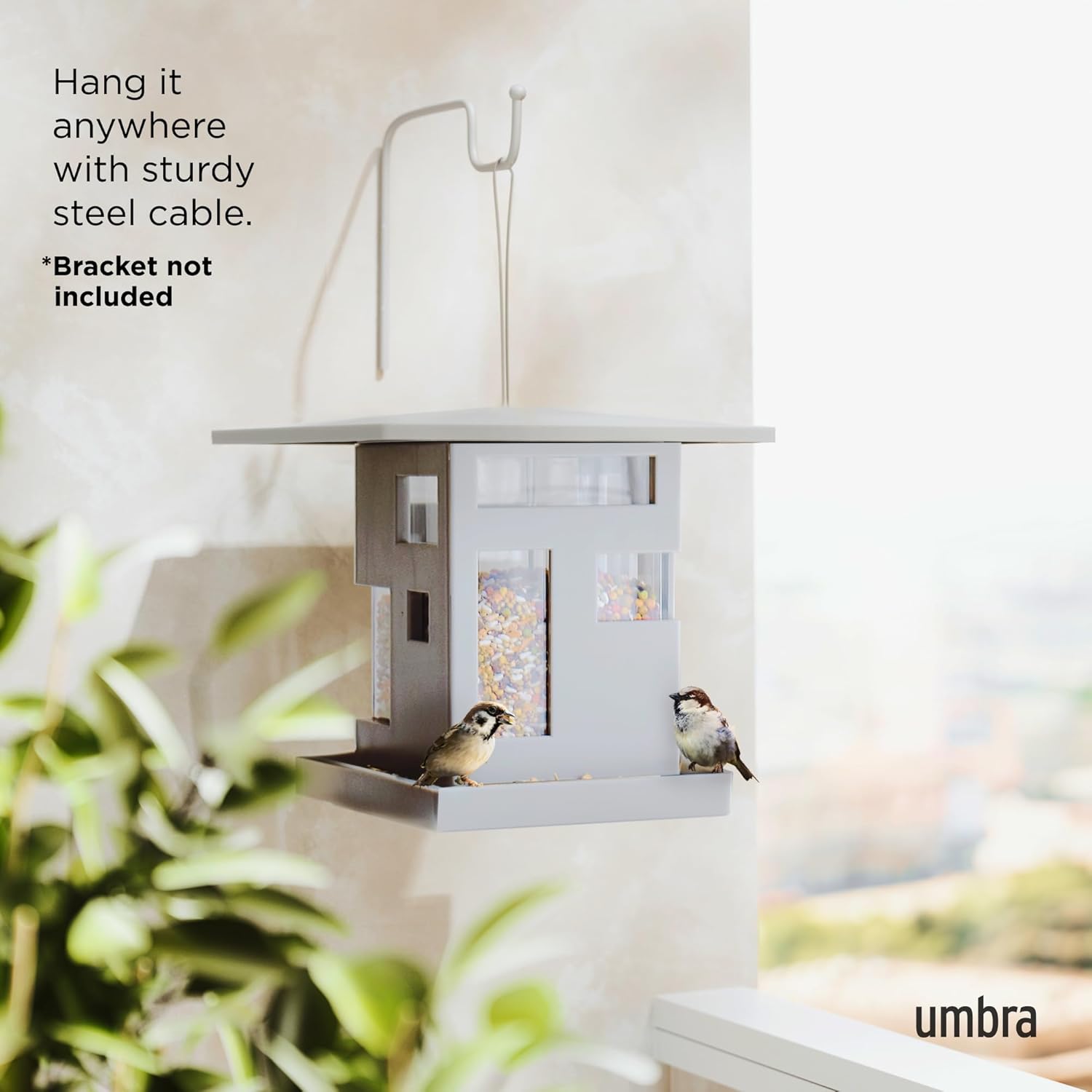 Umbra Modern Bird Café, Grey