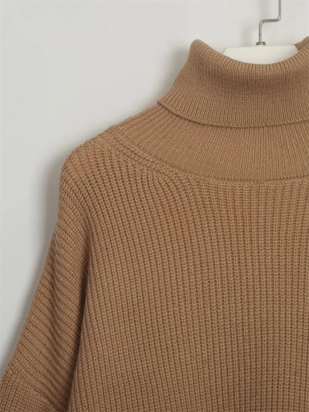 Maglione da donna a collo alto, stile casual