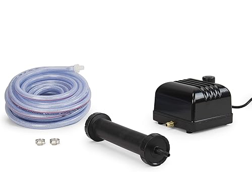 Miniatura 10 de Aquascape Pro Air 60 - Kit de aireación y aireación de estanque con tubos y difusores de autolimpieza, clasificación para exteriores  61008, negro