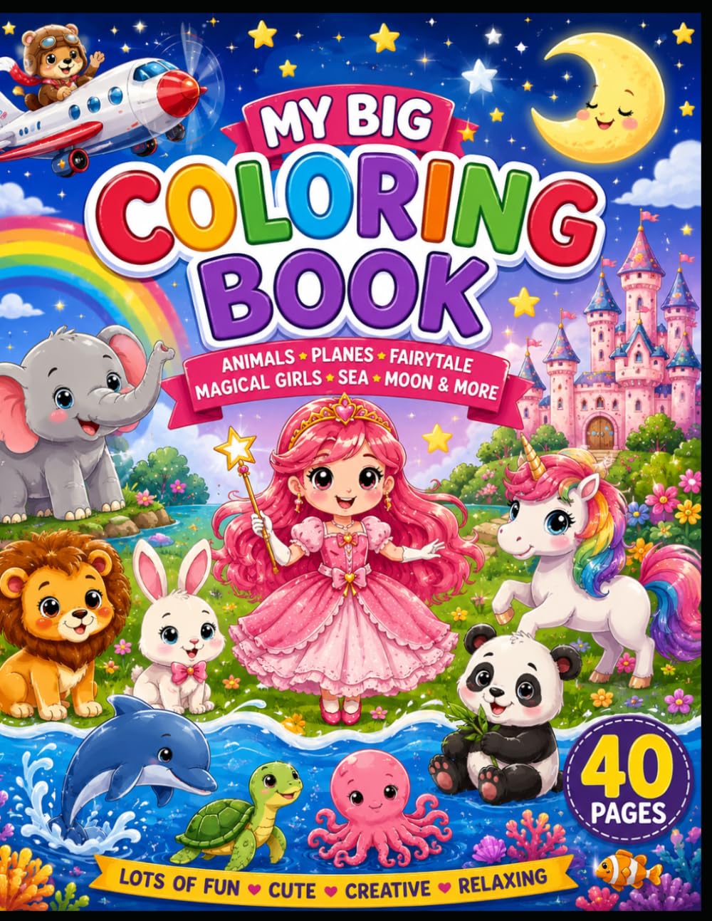 Coloring Book: A Magical Coloring Journey for Creative Kids