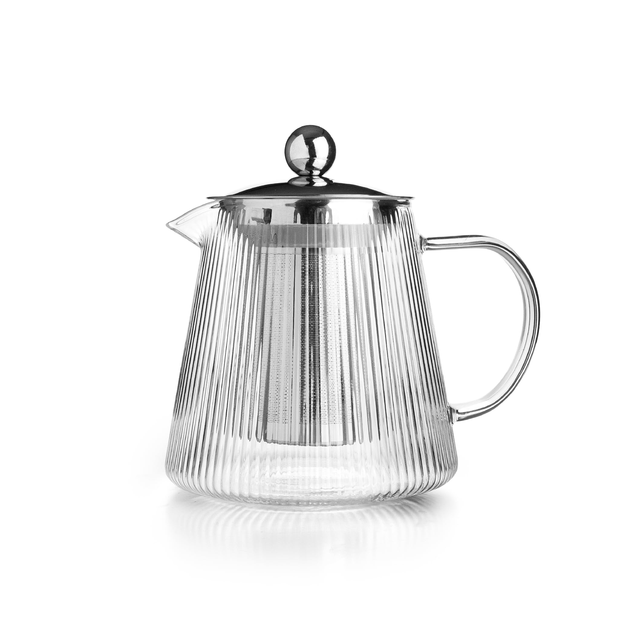 IBILI - Théière en verre avec filtre Elegant, 1200 ml, Borosilicate