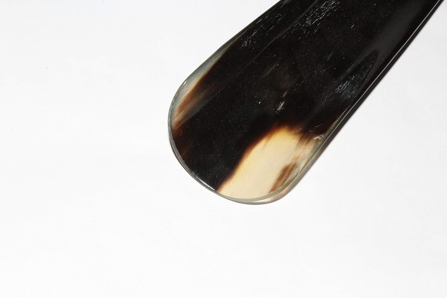 Shoe Horn Made with Real Horn Handmade. Easy Grip Long Brass handle Shoehorn for Men,Women Seniors, Pregnancy, Elderly, back pain, tall people and kids Shoes & Boots. Home or Travel .(16''brass)