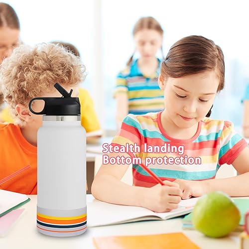 Miniatura 4 de HEYSKAY Protective Flask - Bota de silicona de 12 a 40 onzas para botella de agua Hydro Flask, y compatible con Stanley Tumbler, Yeti, Simple