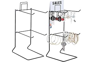 Keychain Rack, 2 Pcs Key Chain Counter Display Rack with 12 Inch...