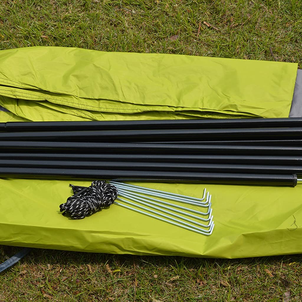 Tarp della Tenda a Mosca della Pioggia Amaca 500450 cm, Riparo da Campeggio Oxford 210D, Telo da Campeggio Leggero per la Spiaggia da Viaggio all'aperto Alpinismo