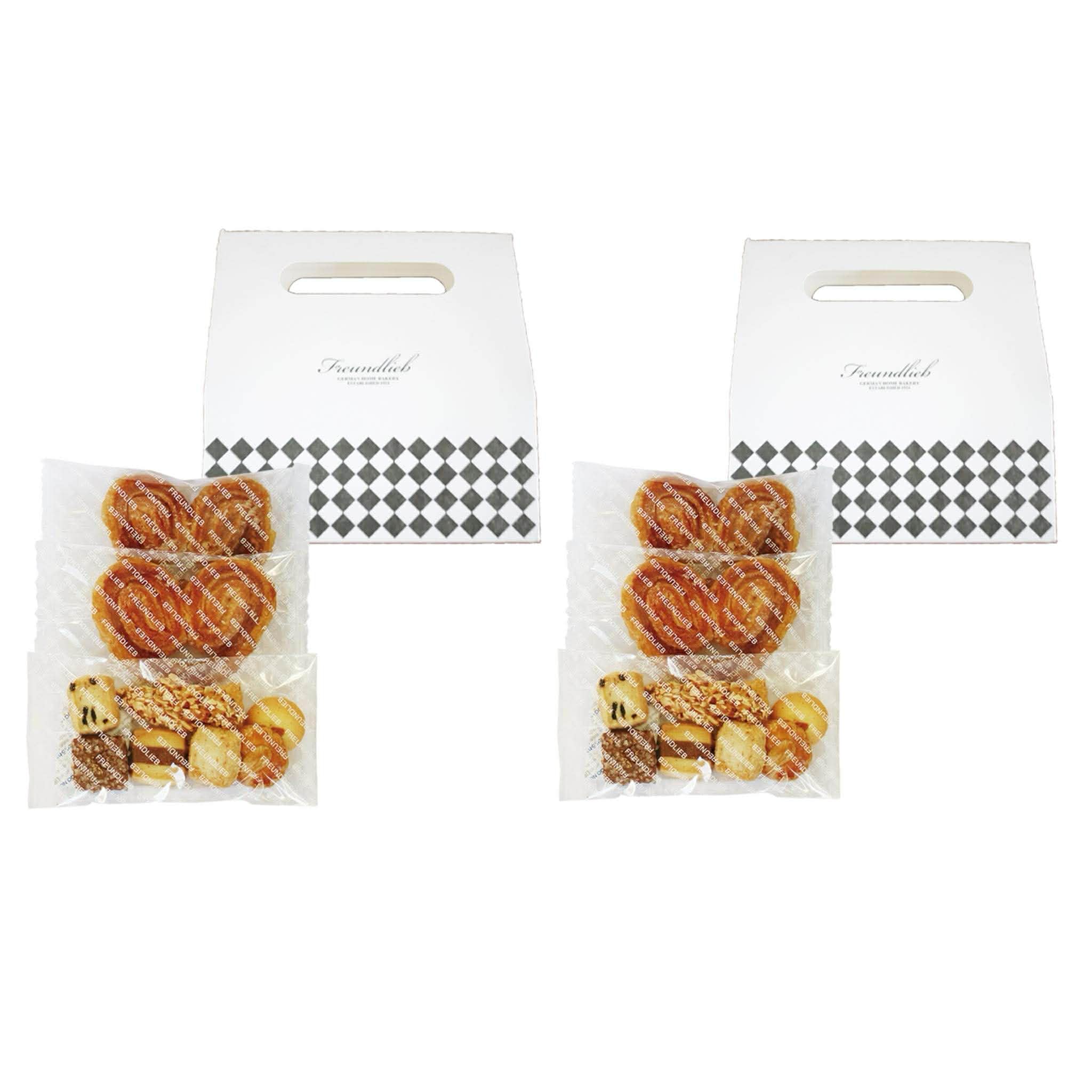 Amazon | フロインドリーブ ダブルスイート 焼き菓子詰合せ 中ミミ2枚