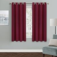 Vista 24 de MYSKY HOME - Cortinas opacas amarillas para sala de estar y dormitorio, cortinas de 84 pulgadas de largo, con ojales, cortinas de oscurecimiento