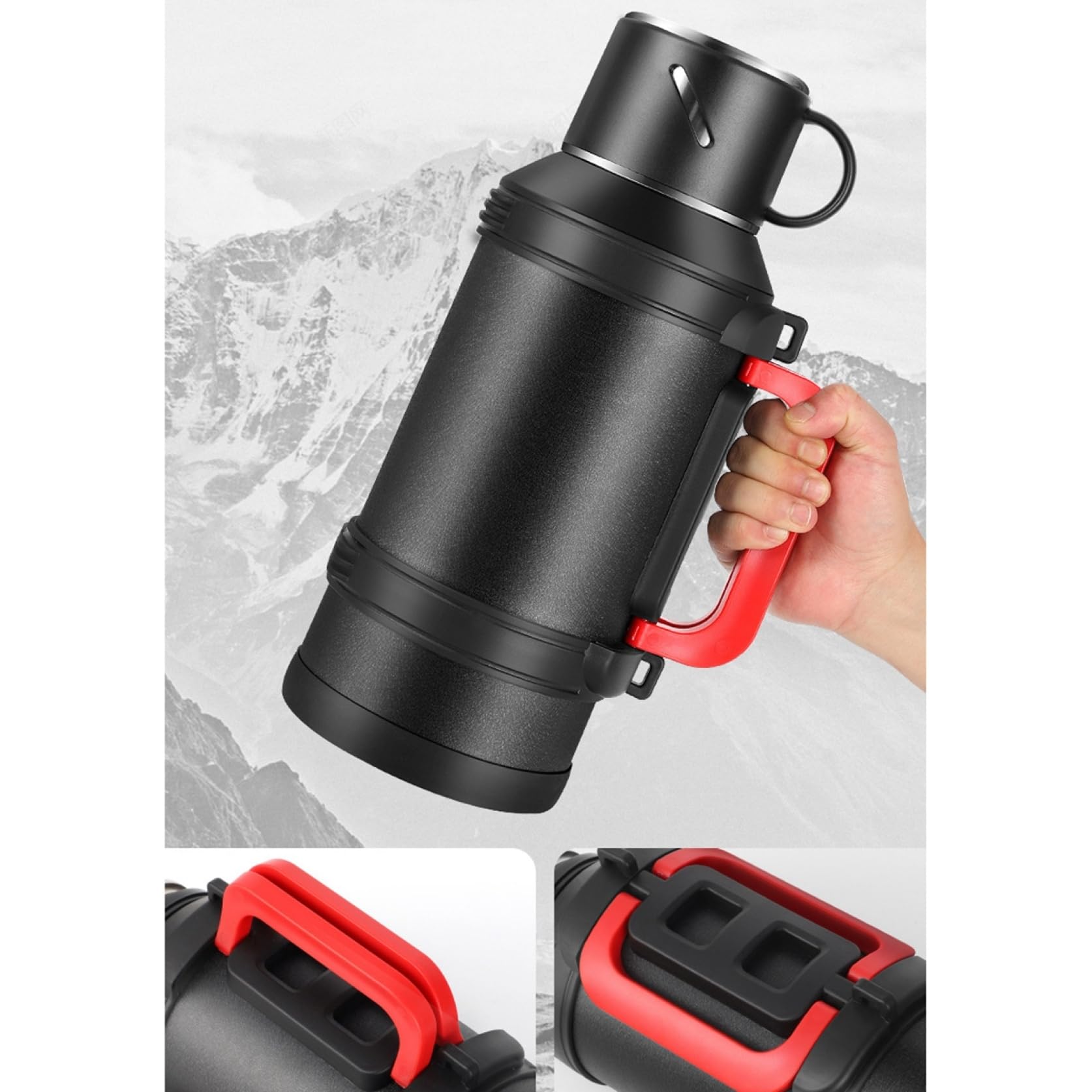 Amazon | 魔法瓶 水筒 3L 保温 保冷 軽量 真空断熱 ステンレスボトル