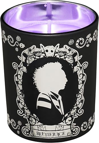 Miniatura 5 de Spirit Halloween Juego de portavelas Beetlejuice, paquete de 4, con licencia oficial, decoración de Beetlejuice  Decoración para el hogar