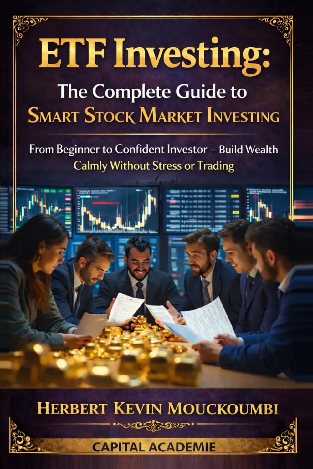 ETF Investing: The Complete Guide to Smart Stock Market Investing: From Beginner to Confident Investor — Build Wealth Calmly Without Stress or Trading ... in the S&P 500, Nasdaq, and Leveraged ETFs)