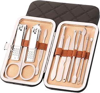 Juego de cortaúñas de 11 piezas para el hogar...