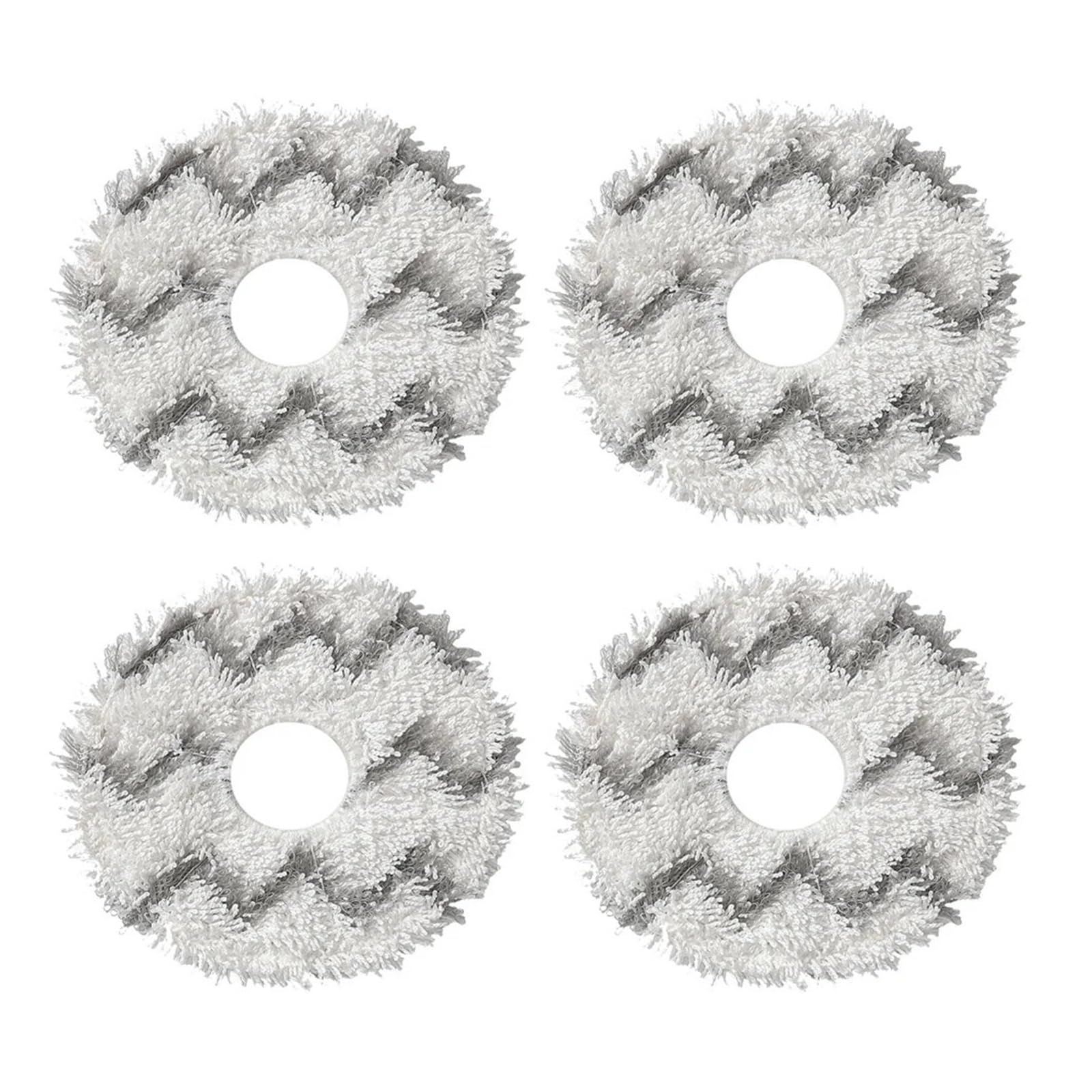HIZON Mop Cloth ，Compatible For Ecovacs， X1 X2 X5 T10 T20 T30 T50 N30 N9+ Accessories Robot Vacuum Cleaner Microfiber Mop Pad Part(4PCS)