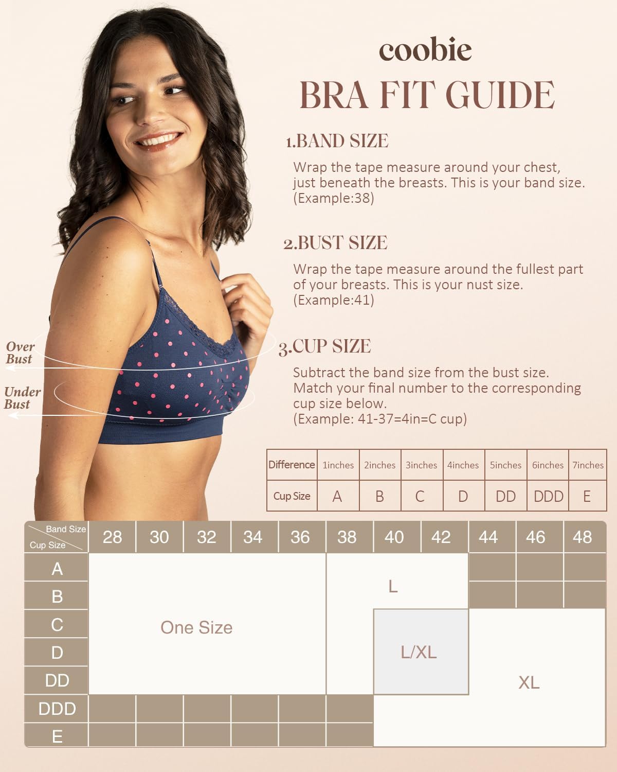 Coobie Lace V-Neck Bra for Women - Image 6