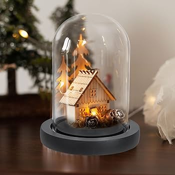 Amazon.co.jp: PATIKIL 19.5 x 10 cm クリアクロッシュガラス